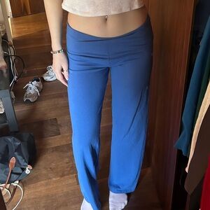 Electric blue brandy melville Priscilla pants
